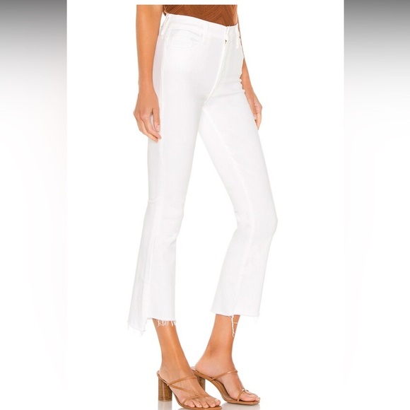 MOTHER Insider Crop Step Fray Jeans in Fairest of Them All - Picture 3 of 9